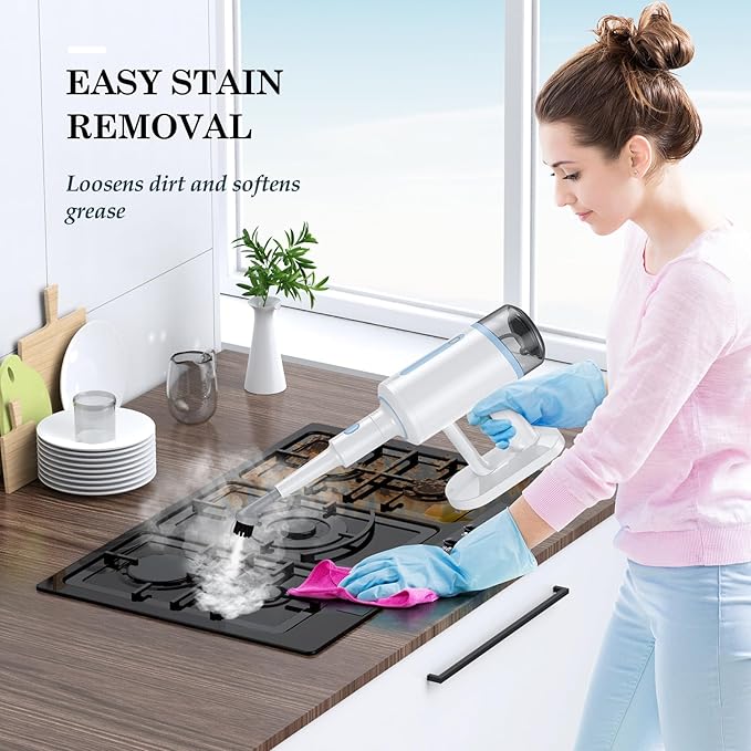 Steam Mop with Detachable Handheld Steamer Suitable - Image 5