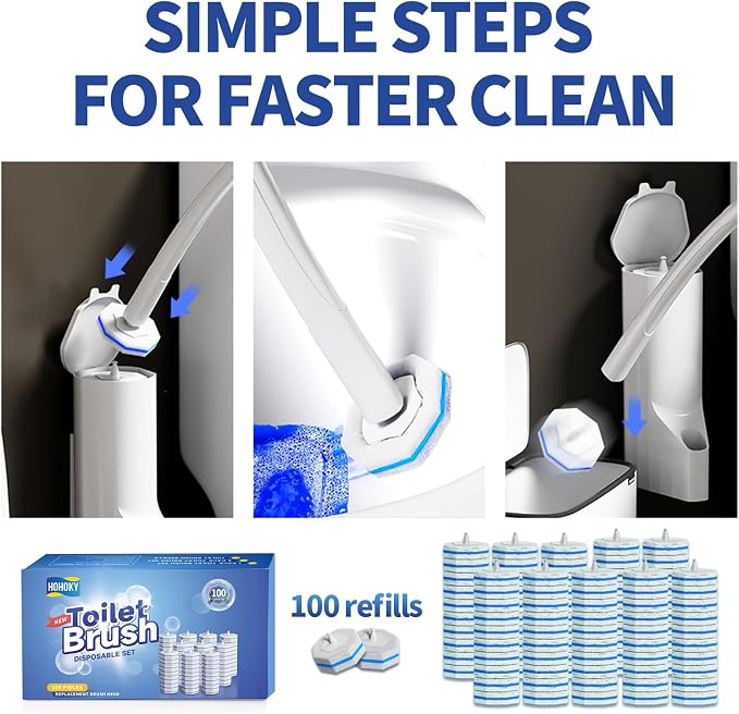 100pc Bulk Toilet Wand Refills - Image 7