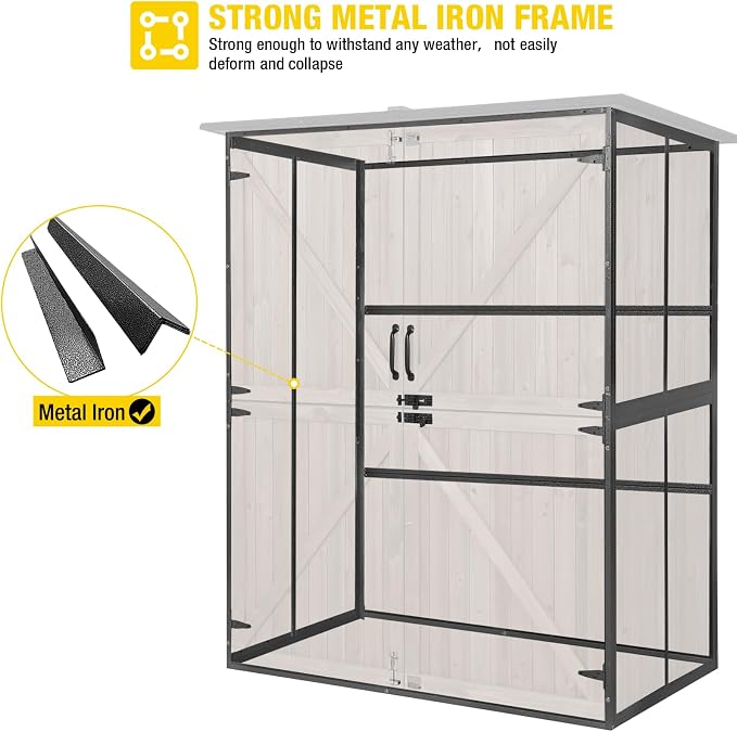 Aivituvin Outdoor Storage Shed Upgraded - Image 2