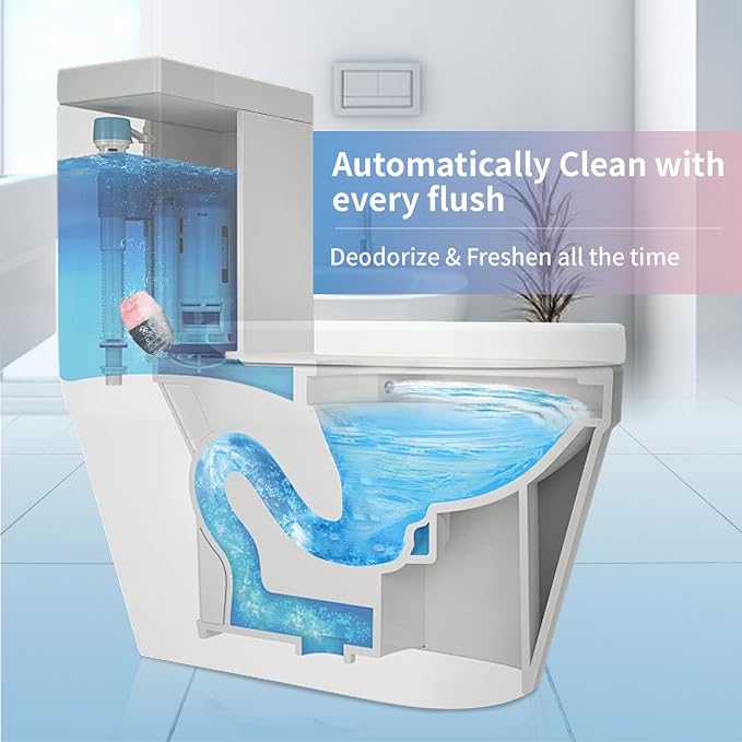 Toilet Bowl Cleaner Tablets, Automatic Toilet Bowl Cleaners, Long-Lasting - Image 8