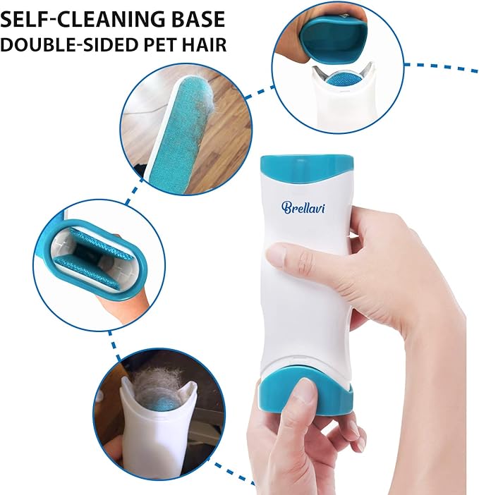 Pet Hair Remover for Clothes: Reusable Dog Cat Fur Lint Removal Brush for - Image 5