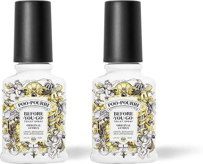 Poo-Pourri Before-You-Go Toilet Spray, Original Citrus, 2 Fl Oz, 2 Pack by %7EPourri