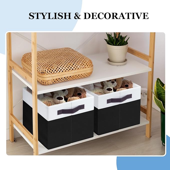 Criusia 8 Pack Large Storage Baskets - Image 5