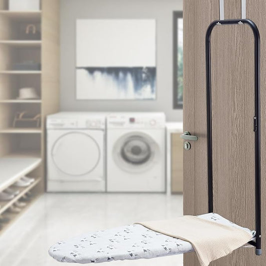 Over The Door Ironing Board Cover 13 x 37 inch, Small Iron Board Cover w 3 - Image 2