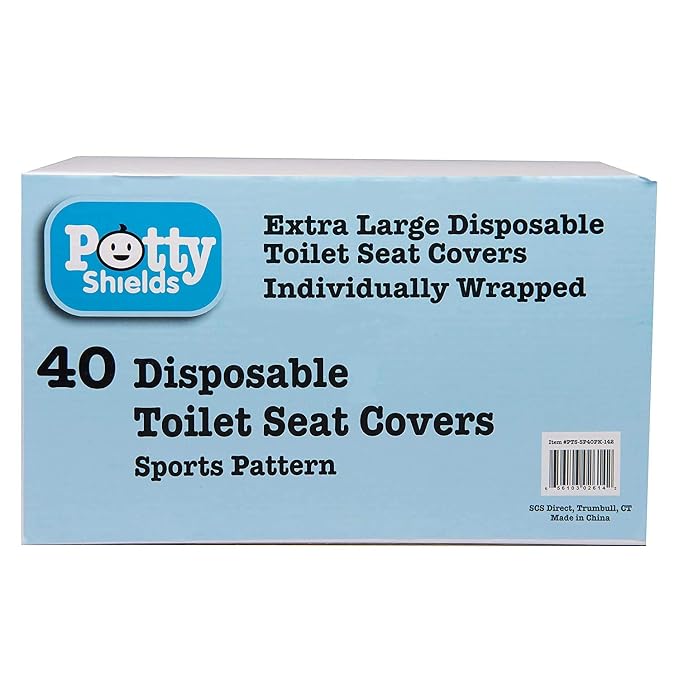 Disposable Toilet Seat Covers for Kids & Adults, 40 Pack - Image 9