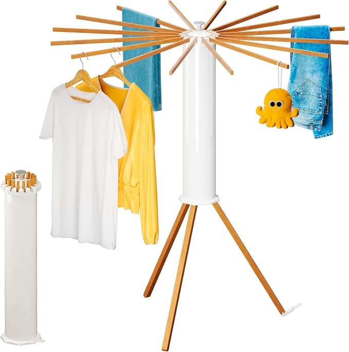 Cylinder Tripod Clothes Drying Rack by SKIKEN