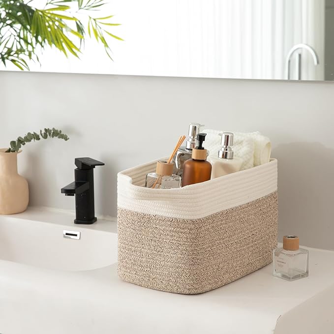 OIAHOMY 3 Pack Storage Baskets for Organizing, Woven Basket - Image 5