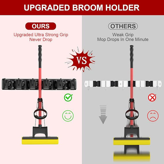 LETMY Broom Holder Wall Mount - Image 2