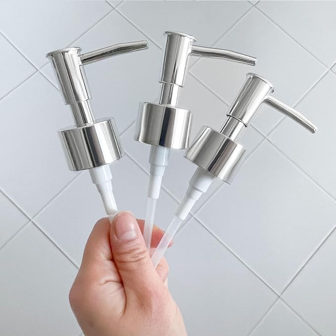 Soap Dispenser Pump Head Replacement 3 Pack, 28/400 Threads Standard Size - Image 3