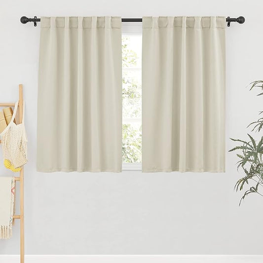 RYB HOME Small Window Curtains Blackout, Privacy Thermal Insulating Drapes by RYBHOME