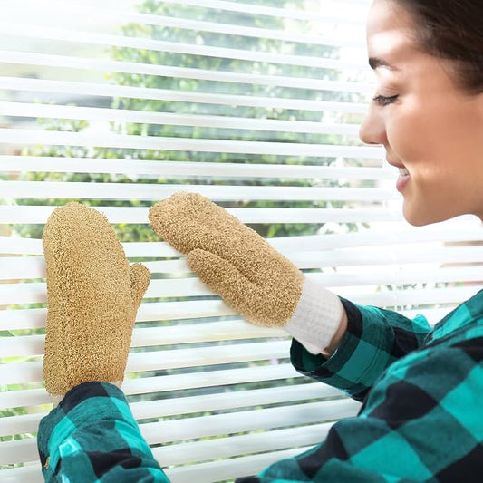 BBTO 3 Pairs Microfiber Dusting Mitt - Image 2