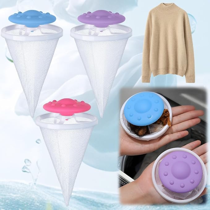 6pcs Pet Hair Remover for Laundry, Lint Catcher for Laundry, Washing Machine - Image 3