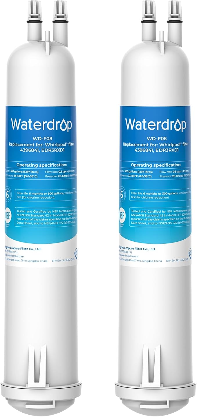 Waterdrop WD-F08 Replacement for 4396841, Everydrop® Filter 3, Kenmore® 46-9083 by Waterdrop