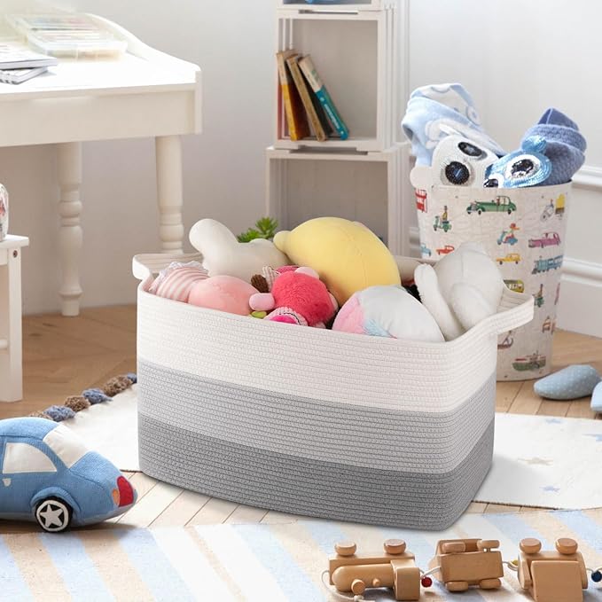 OIAHOMY Rectangle Woven Storage Basket - Image 5