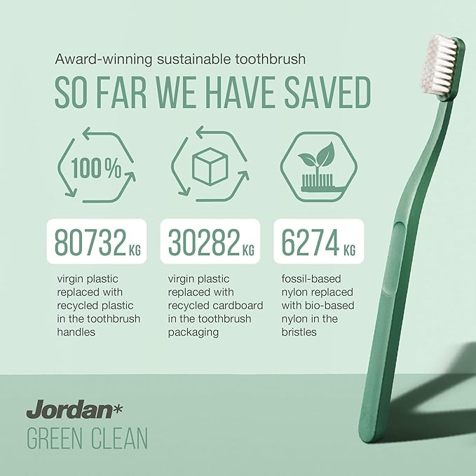Jordan Green Clean Manual Toothbrush - Image 4