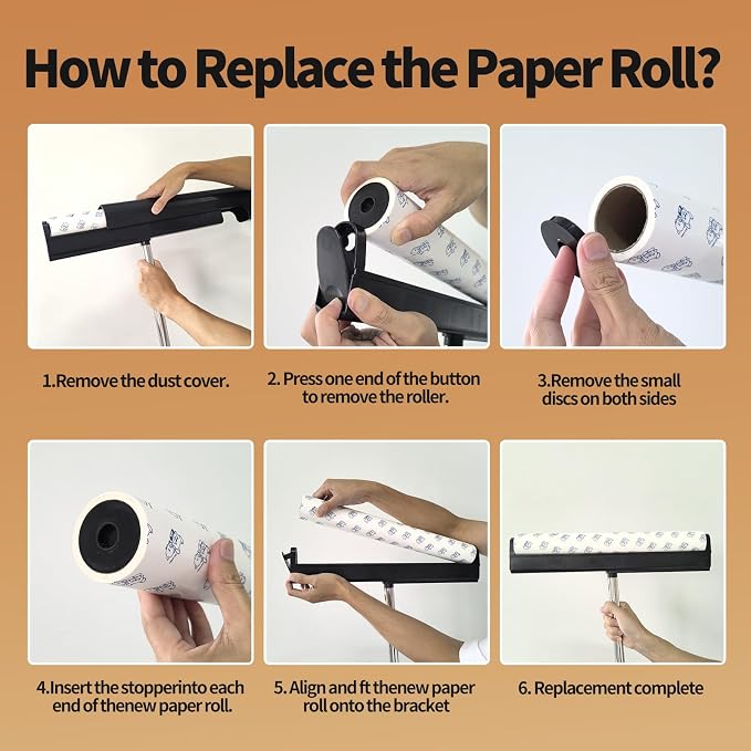 Large Lint Rollers for Carpet, 15.74 in Extra Sticky Rollers for Floor - Image 9