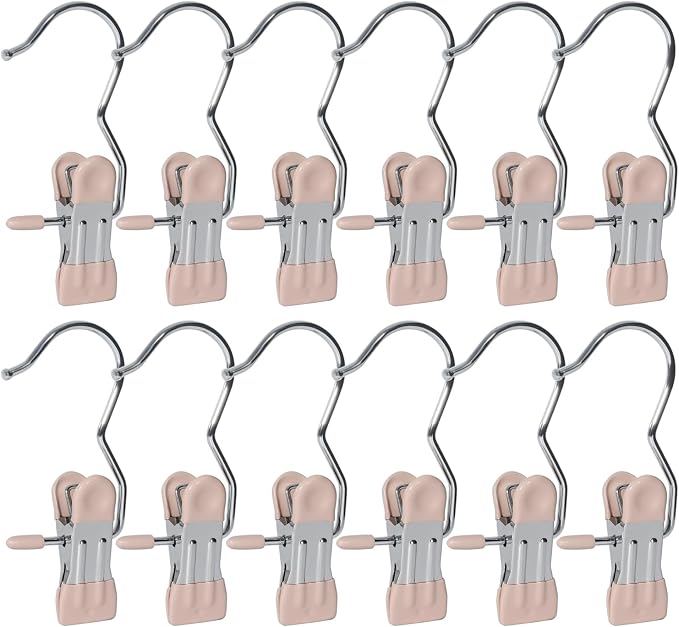 15/30Pcs Upgrade Double Head Clamp Dipped Clothespin by Unknown