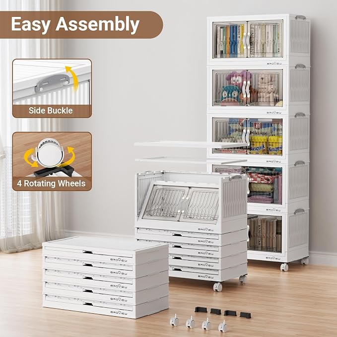 BROVIEW 300Qt Stackable Storage Bins - Image 6