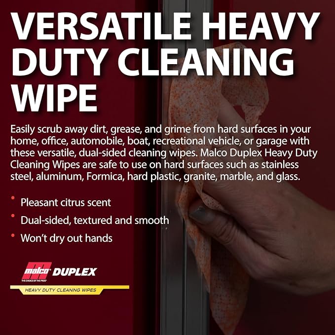 Malco Duplex Heavy Duty Cleaning Wipes - Image 6