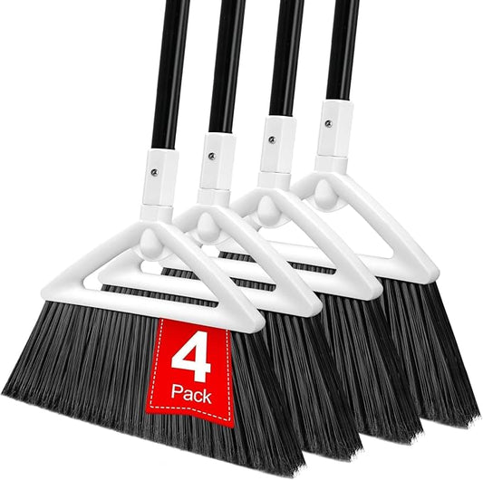 4 Pack Outdoor Indoor Broom, Brooms by SZJYHQY