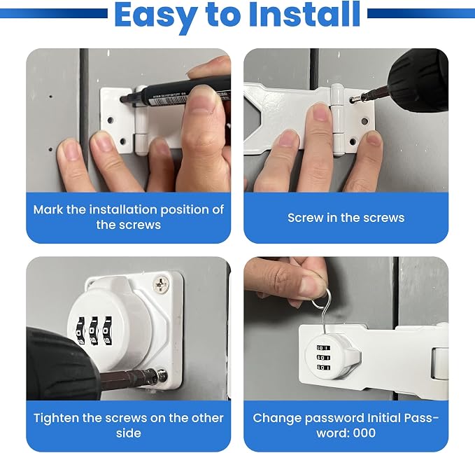 Keyless Cabinet Lock with Combination Code - Image 4