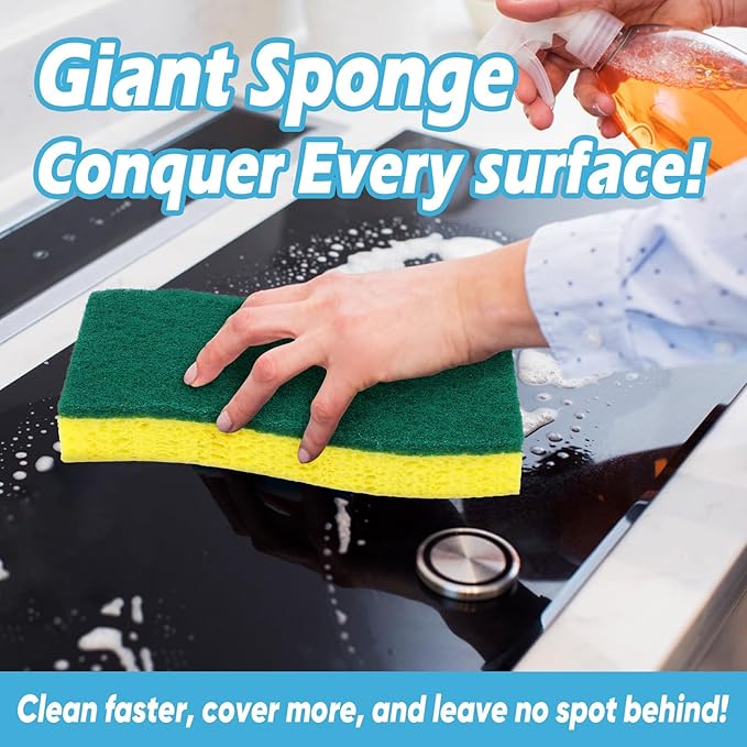 AIDEA XL Scrub Sponges Heavy Duty 12Count, Sponges - Image 5
