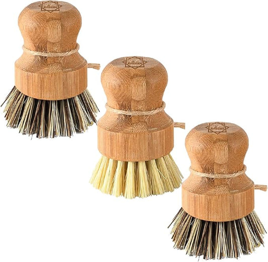 Bamboo Scrub Brush by S+%26+C+KITCHEN