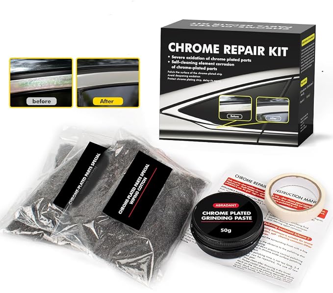 Metal Polish Restorer and Protectant, Chrome Cleaner and Polish by XTryfun