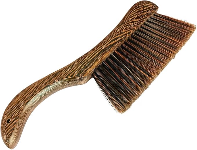 Hand Broom Brush, Dust Brush for Cleaning, Wood Block Hand Brush, Soft Bristle by HIQU+and+HIST