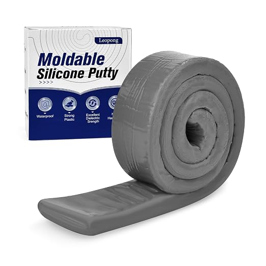 Moldable Silicone Putty, Waterproof, Stay Pliable, Good Plasticity by Leopong