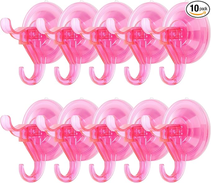 Antimbee Suction Cup Hooks, 10 Pack Reusable Suction Cup Hangers, Removable by Antimbee