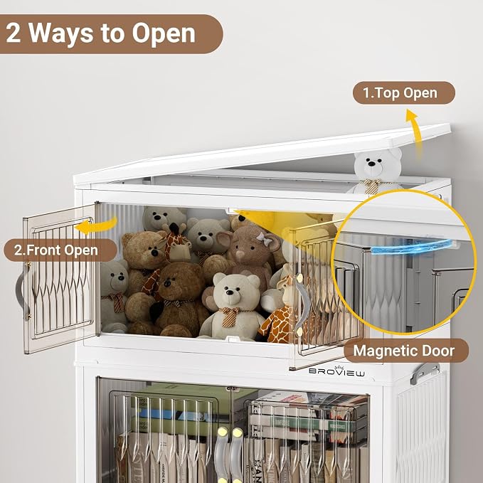 BROVIEW 300Qt Stackable Storage Bins - Image 3