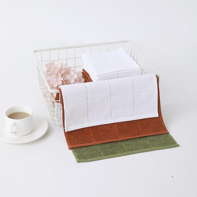 Glynniss Dishcloths Kitchen Highly Absorbent Dish Rags 100% Cotton Dish Cloths - Image 3