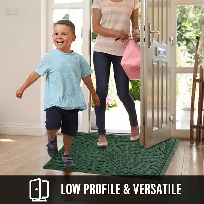 Front Door Mat, Absorbent Resist Dirt Welcome Door Mat Indoor Outdoor, - Image 5