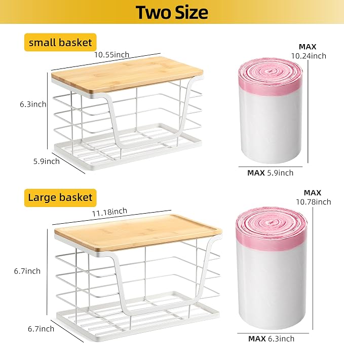 ALOCEO 2 Pack Extra Large Trash Bag Holder - Image 2