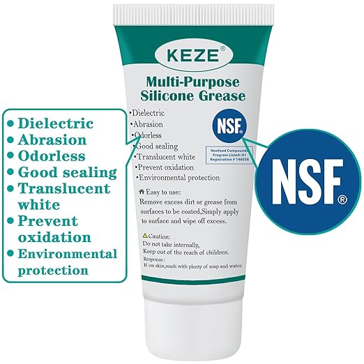 KEZE Silicone Grease Tube PTFE Synthetic Lubricant Sliding Door Grease - Image 3