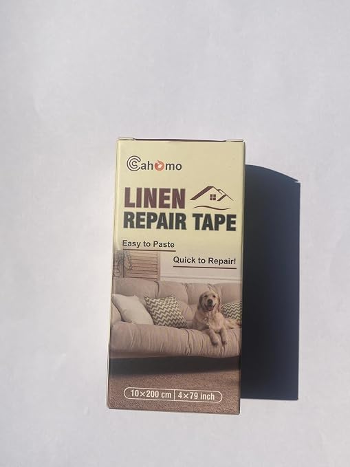 Linen Repair Tape 4x79 inch, Self Adhesive Fabric Patches, Linen Patch Tape Kit - Image 8