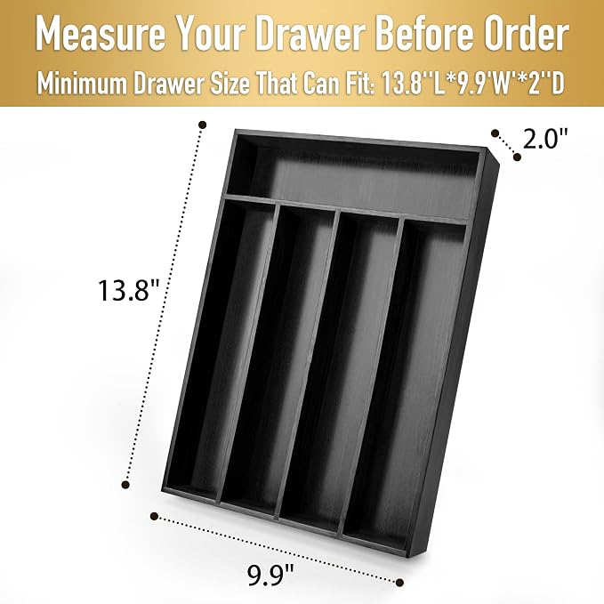 Bamboo Silverware Holder - Image 2