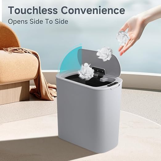 Automatic Motion Sensor Bathroom Trash Can - Image 2