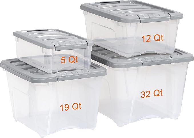 Amazon Basics Plastic Storage Containers - Image 6