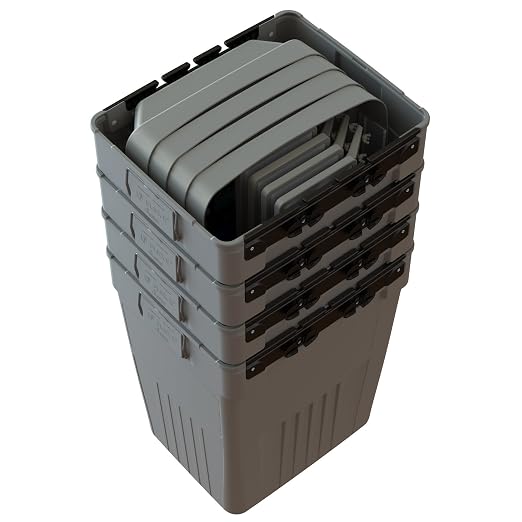 Flex E Bin FX50A-BK1-BC-BE, Made from Recycled Plastic. Indoor and Outdoor - Image 4