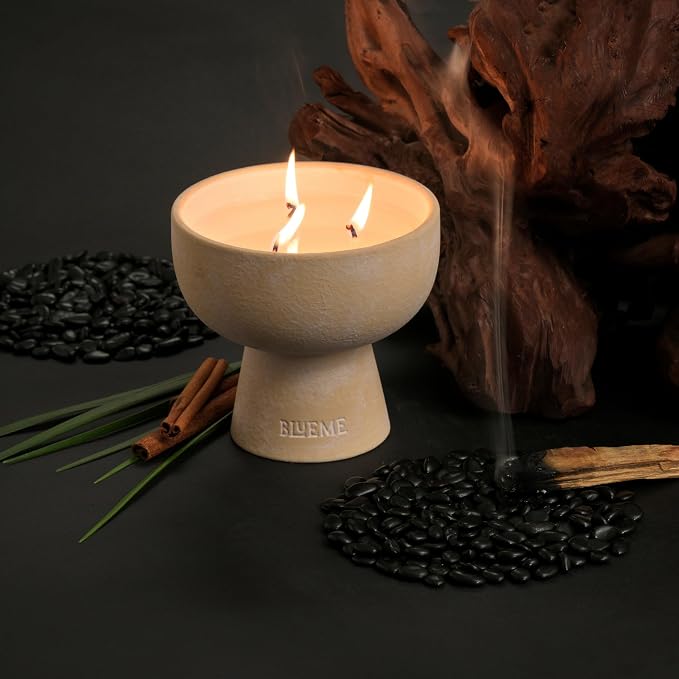 New BLUEME Wellness Candle Wax Refill, Contains Essential Oil, Sustainable - Image 2