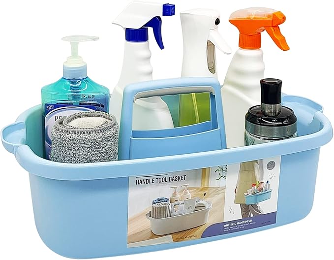 Multi-Purpose Plastic Cleaning Caddy by Goderewild