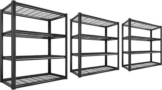 REIBII 40" W Garage Shelving 2240 LBS Storage Shelves Adjustable Heavy Duty by REIBII