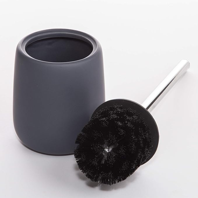 BINO | Toilet Brush with Holder Silicone Coated Ceramic - Image 3
