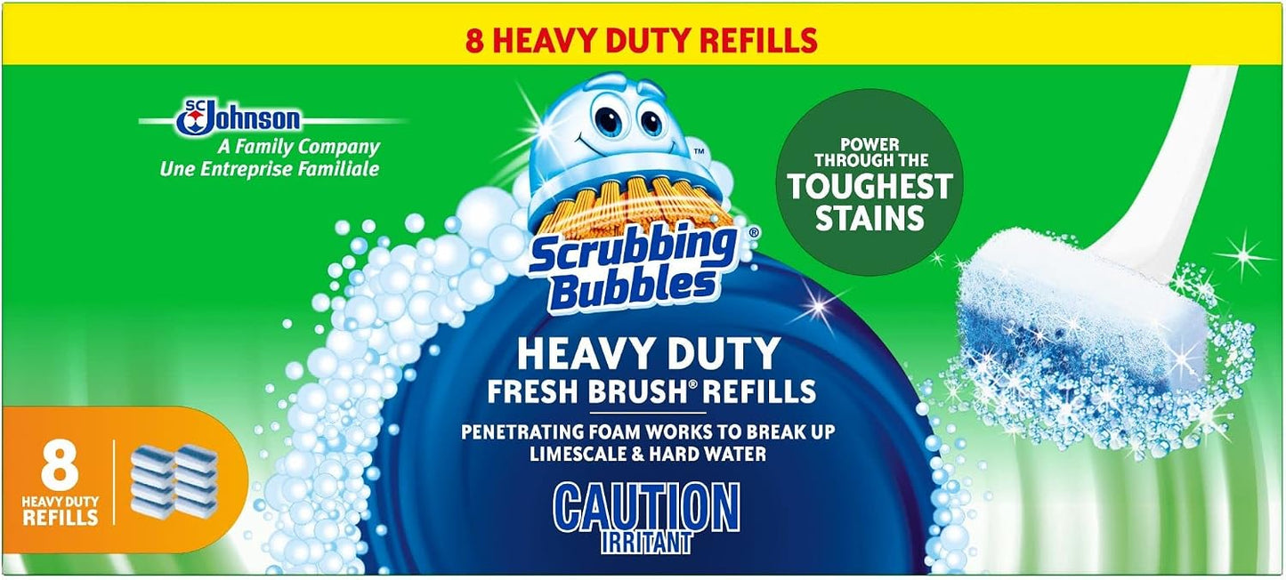 Fresh Toilet Brush Refills - 8 Pack
