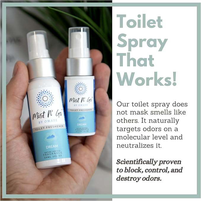 Mist N’ Go by Omaze Travel Bathroom Spray - Image 3
