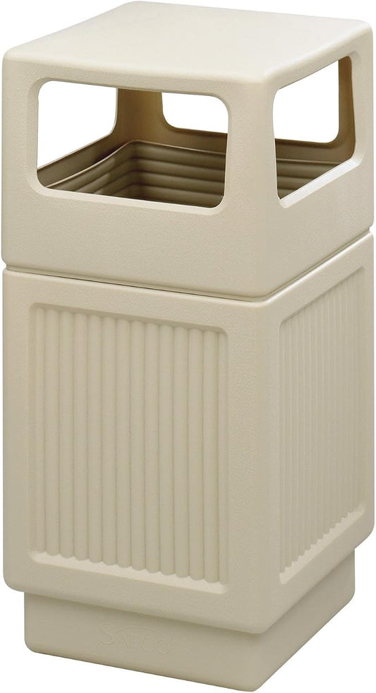 Safco Canmeleon Trash Can, 38 Gallons, Indoor and Outdoor Use, Durable & - Image 2