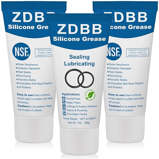 Plumbers O Rings Silicon Grease Tube by ZDBB