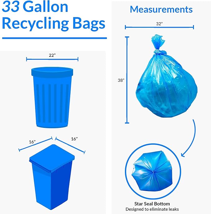 Reli. SuperValue 33 Gallon Recycling Bags Made in the USA - Image 6